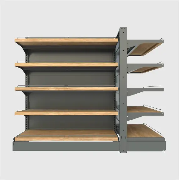 Configuración central con puntera de góndola Bazar Pro Moduace