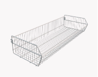 accesorio para góndola canasto de alambre