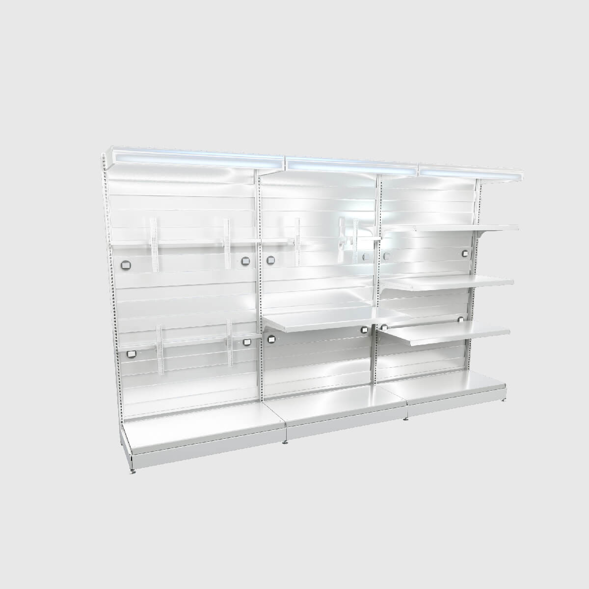 góndola rack para bebidas y todo tipo de mercadería pesada